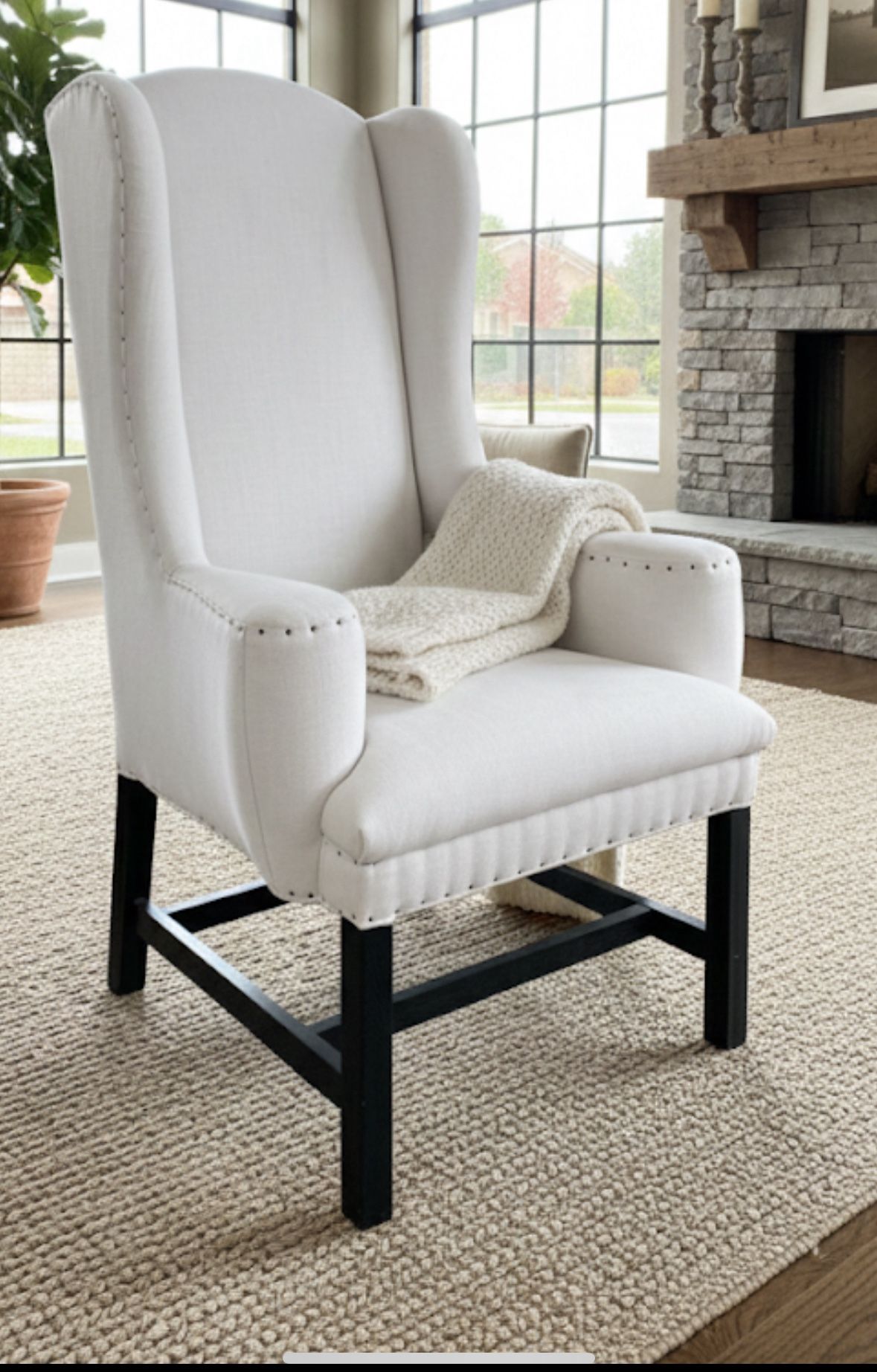 Restoration Hardware Wingback Accent Chair – $250 OBO