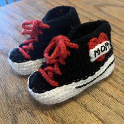 Baby Hand Crochet Knit Sneaker Design Shoes