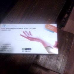 Minhong Pink Disposable Gloves 100 Piece Box 5.00 A Box