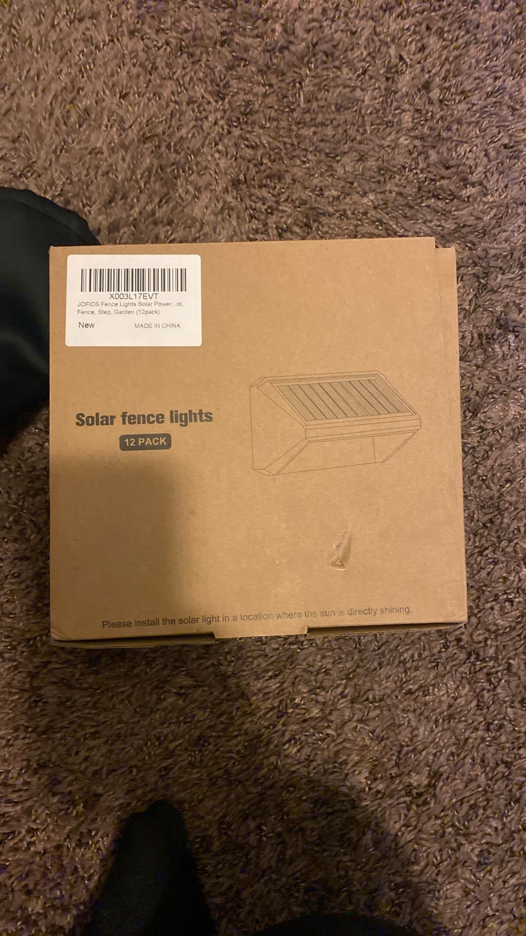 Solar Fence Lights (12 Pack )