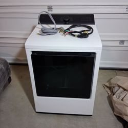 LG Smart Electric 240 Volt Dryer NOT GAS Easy Load Door NEW