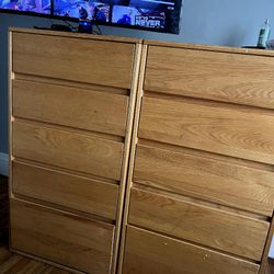 DRESSER AND COUCH ( SECTIONAL )