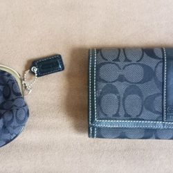 Coach Wallet&matching Change Purse