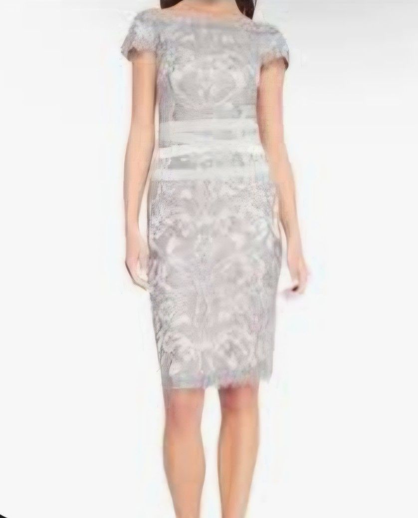 Silver Evening Formal Dress