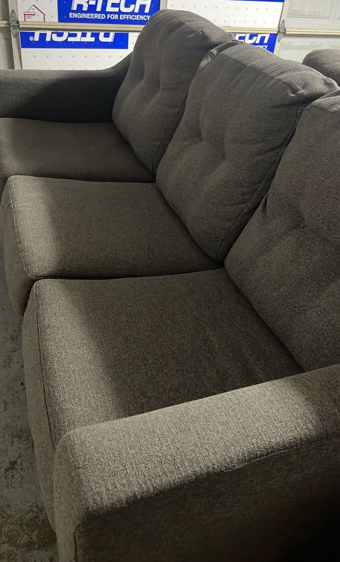 Grey Couch Pair