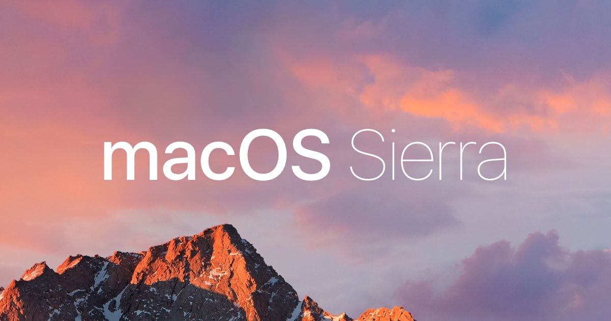 macOS Sierra USB Drive