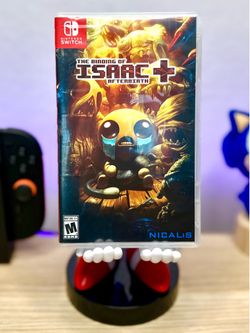 The Binding of Isaac Afterbirth+ Nintendo Switch CIB Includes Launch Stickers⁠