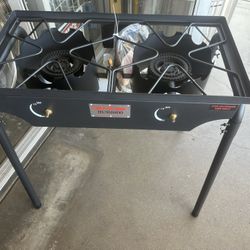 Estufa De Dos Quemadores! Outdoor Two Burner Cooking Stove