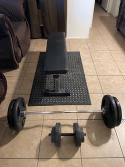 Weights and bench