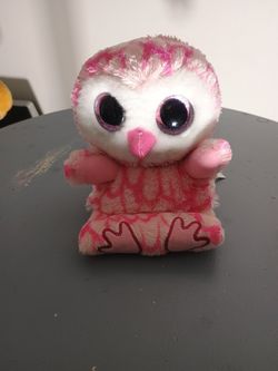Ty Peek-A-Boo Phone Holder with Screen Cleaner Bottom Milly the Owl 5"