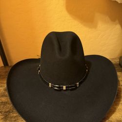 Resistol Black 3X 100% Wool Cowboy Hat. OBO