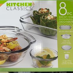 Baking Set And Glasses 