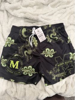 Designer Street Wear Mesh Shorts - Large