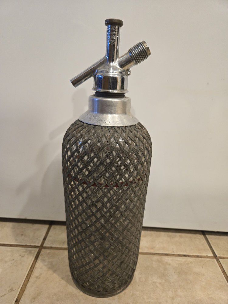 Antique Vintage Splarkler Glass Bottle 1(contact info removed)
