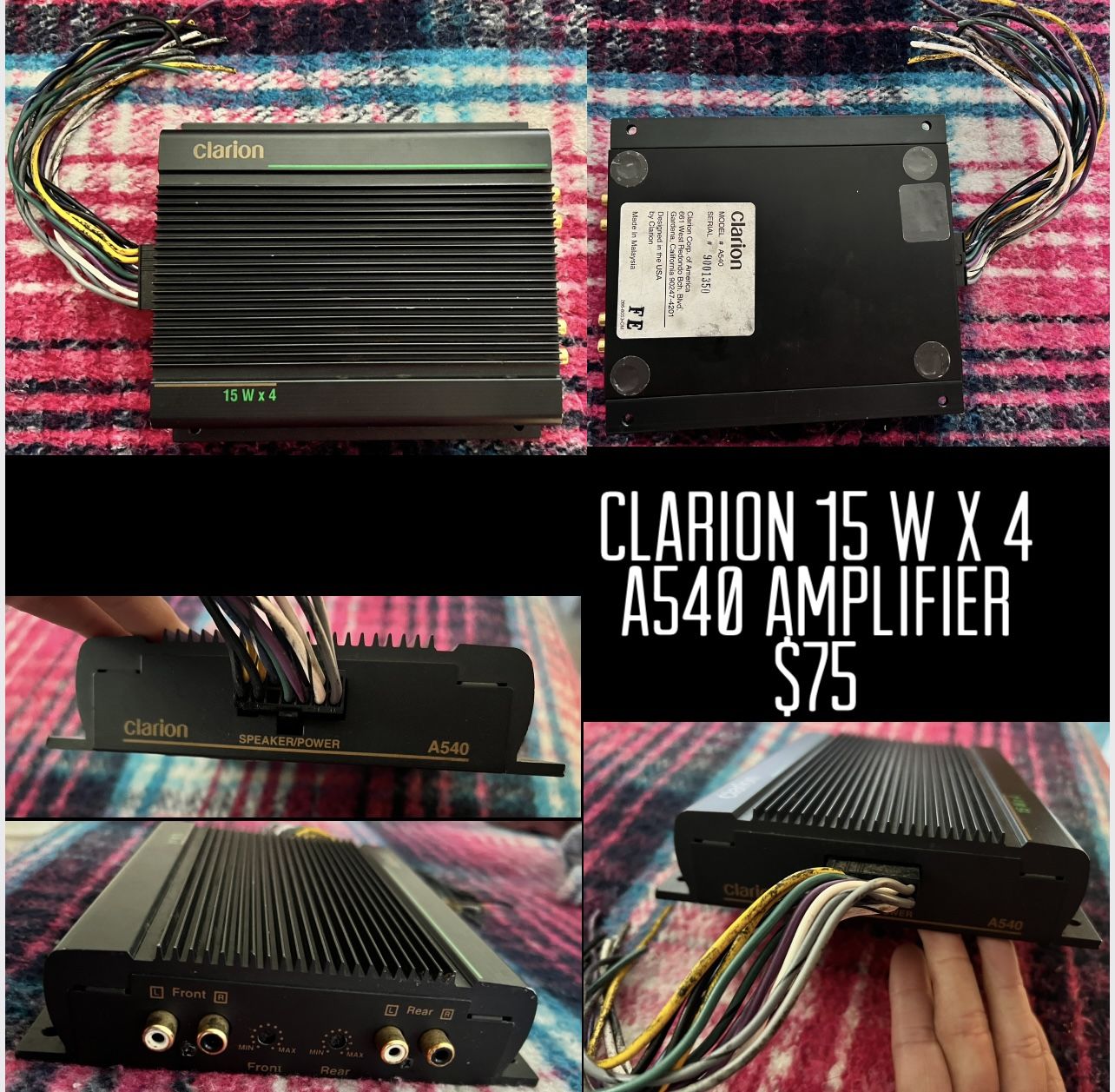 $75 clarion Amplifier