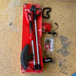 Milwaukee M18 Brushless 18V 16 in. Cordless Battery Powered String Trimmer Kit with 6.0 Ah High Output Battery and Charger