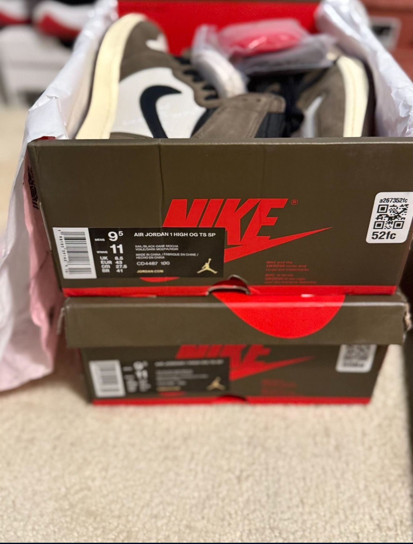 Travis Scott x Air Jordan Retro High OG ‘Mocha’