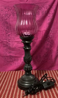 COLORED GLASS LAMP (AVAILABLE)
