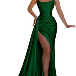 Size 2 Emerald Green Formal Dress 