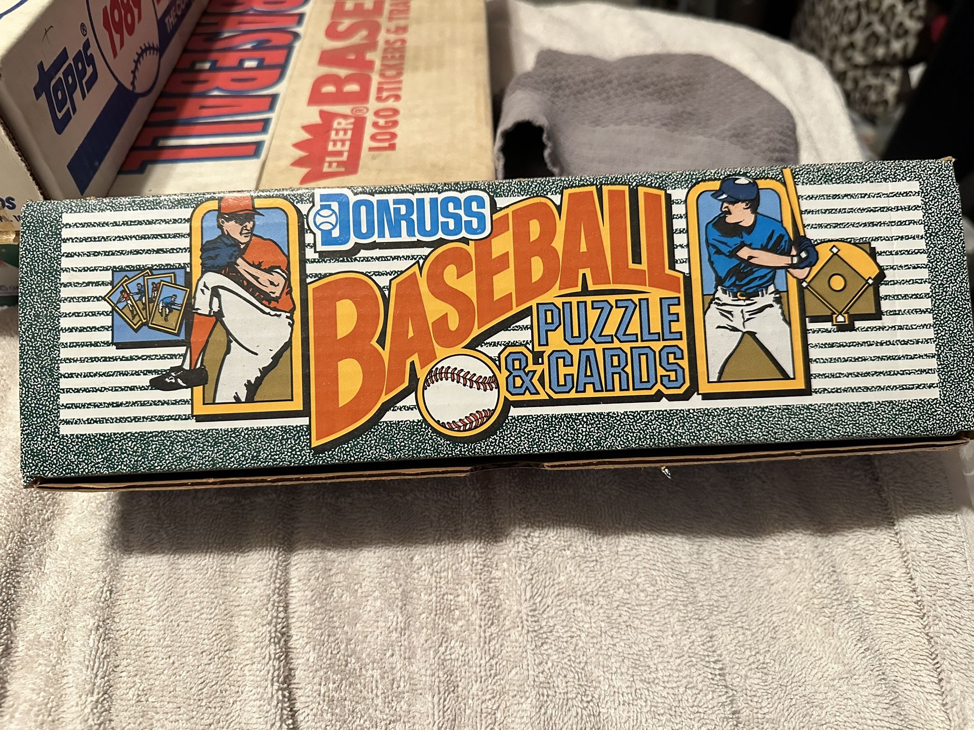 1990 Donruss Baseball Puzzle And Cards Box 