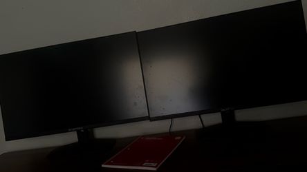 Sceptre Dual Monitor Setup 27 inch each monitor