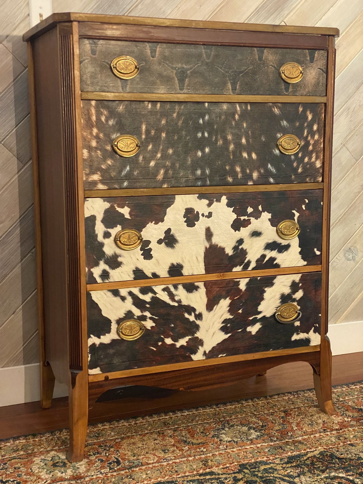 Vintage Wood Dresser