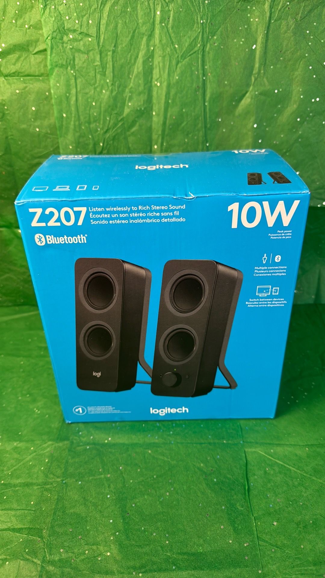 Logitech Z207 10 watt Bluetooth/aux desktop speakers