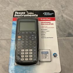 TI-83 Plus Calculator- New. 