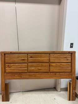 Solid Wood Panel Headboard