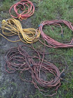 3 50 ft. Extension cords!