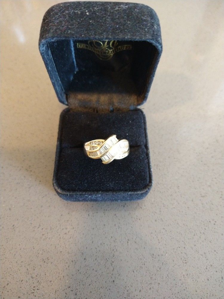 14K Diamond Cocktail Ring 