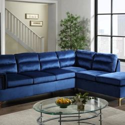 Vogue Blue Sectional

