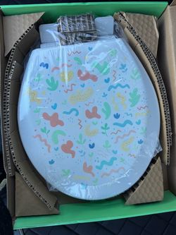 Decorative Patterned Toilet Seat