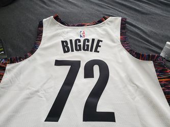 Mens Nike Brooklyn Nets Biggie Bed-stuy Jersey Yellow size medium