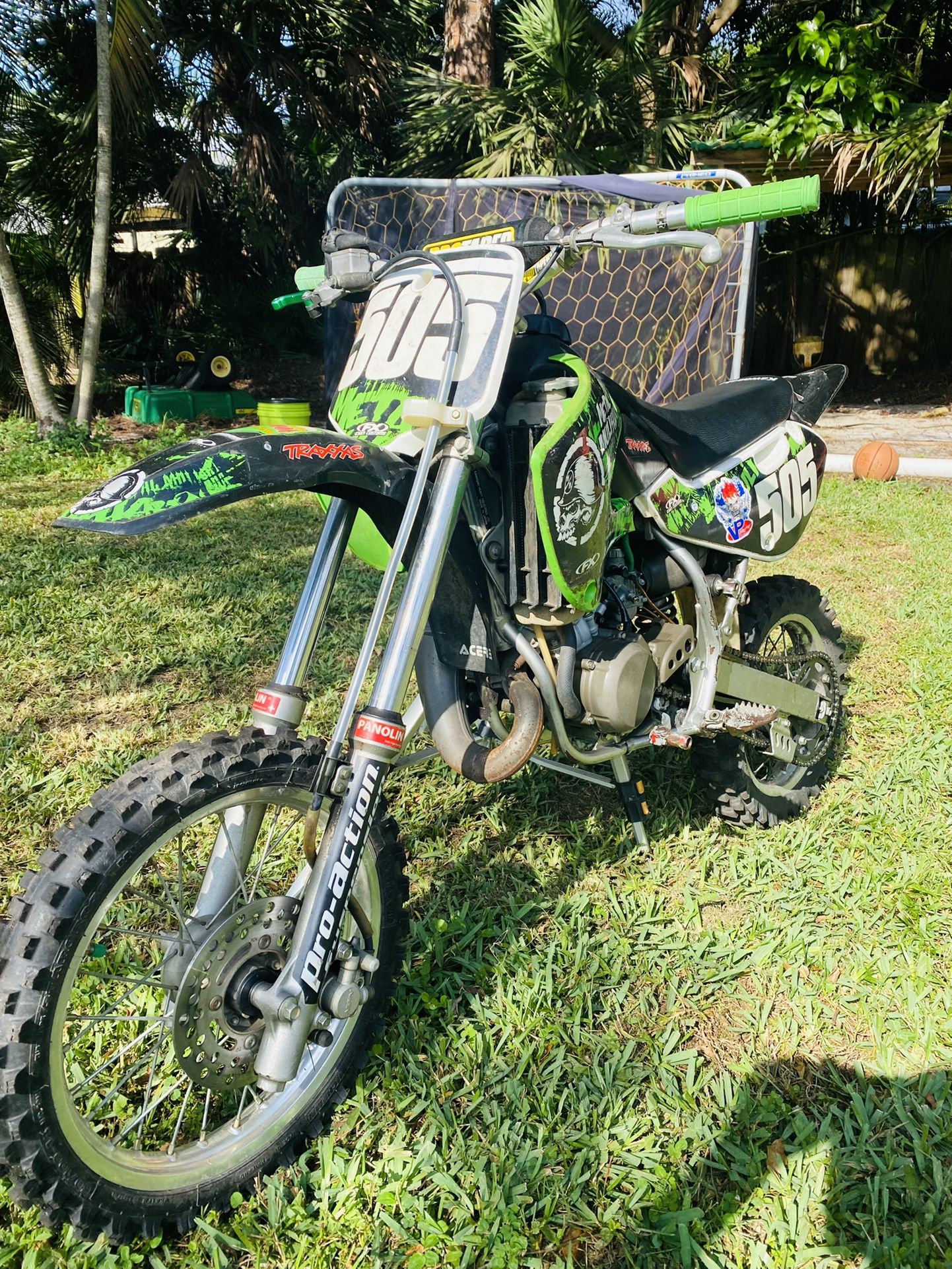 LOOKING TO SELL OR TRADE UP My Sons Klx65/ WILL ADD CASH LOOKING for 125-140