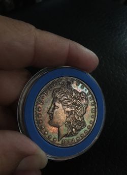 1884-S silver morgen dollar Nice beautiful tone