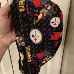 Steelers/Cardinals Ponytail Scrub Hats