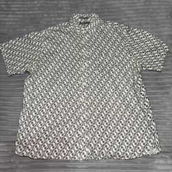 Daniel Cremieux  NWOT FISH all over print short sleeve button up size 2xL