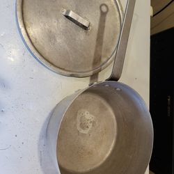 Aluminum pot steel handle