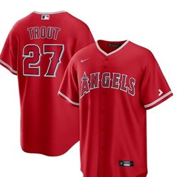 Angels Trout Jersey Med Large XL $45 Each Firm On Price 