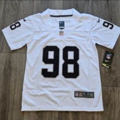 YOUTH LAS VEGAS RAIDERS STITCHED FOOTBALL JERSEY 