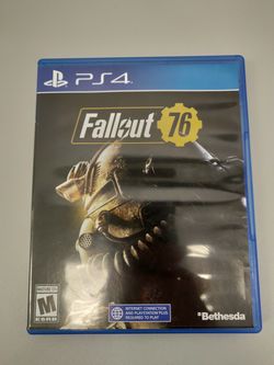 Fallout 76 for the PS4 in PERFECT Condition