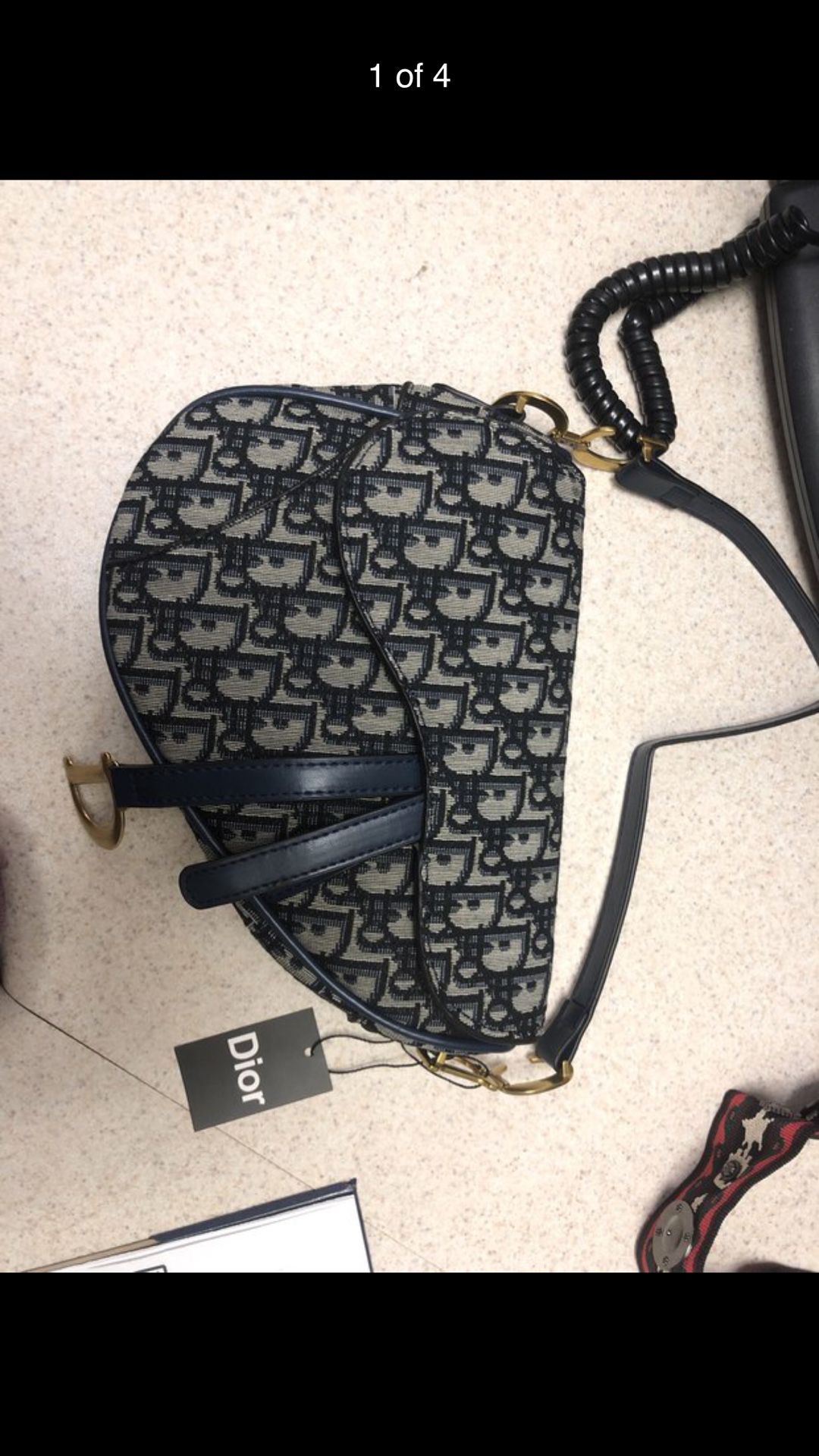 Dior fashion leather crossbody shoulder bag
