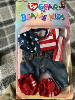 TY gear for Beanie kids (stars and stripes) brand new 