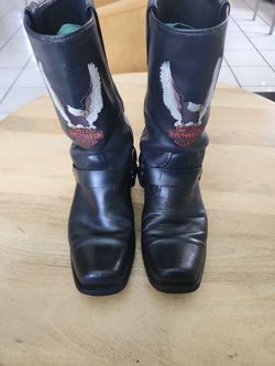 Harley Davidson boots size 12