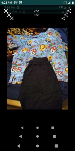 Xl scrub sets three maroon
