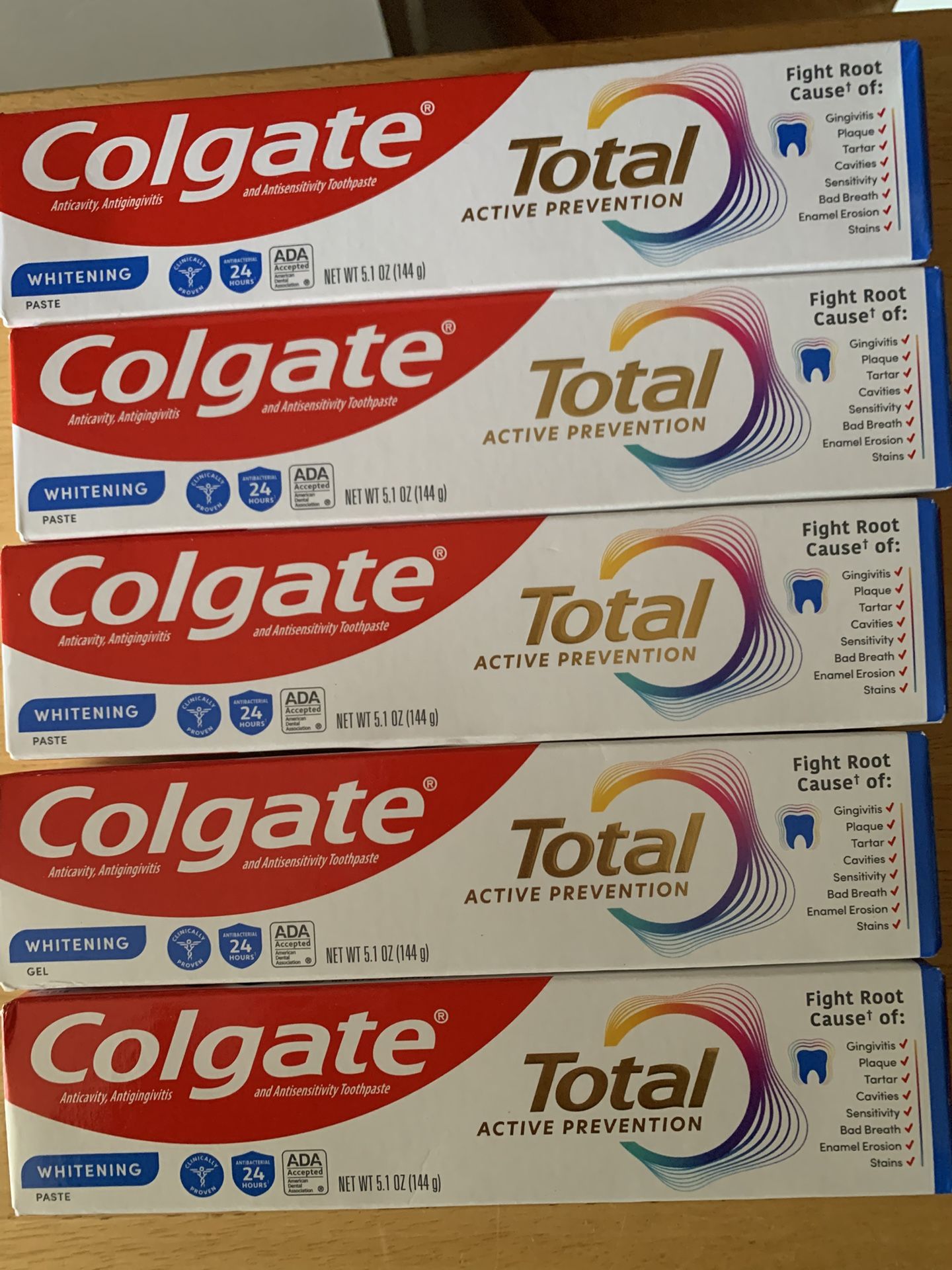 5/$12 Colgate Total ( Large Size)