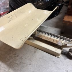 Antique Baby Scale