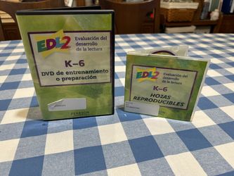 Pearson EDL2 Evaluacion Desarrollo Lectura K-6 Spanish Reading Assessment DVD