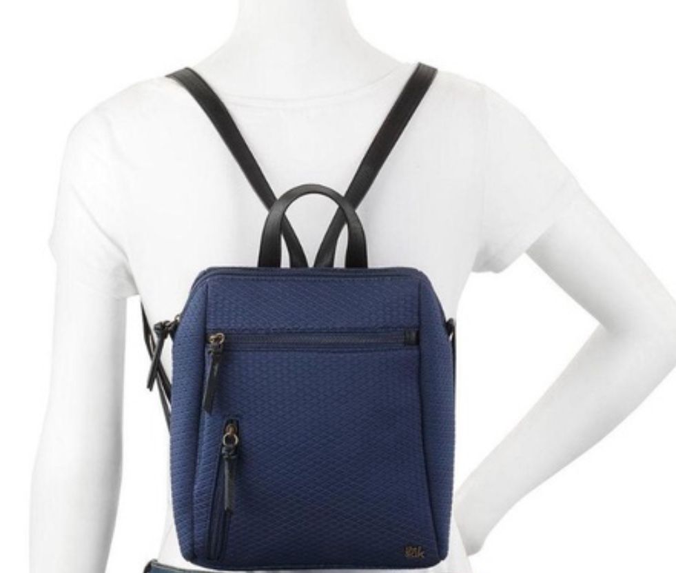 The Sak Backpack Black Olvera Bag Quilted Bag Rucksack Mini